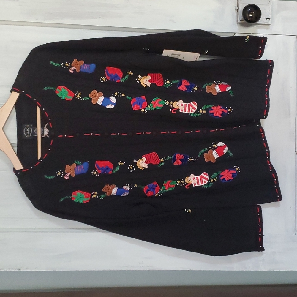NEW Designers Studio Original Christmas Sweater 2 X